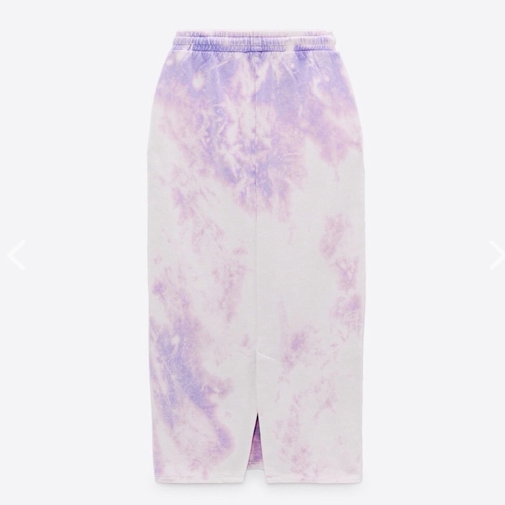 Zara Tie Dye Midi Skirt - Picture 4 of 9